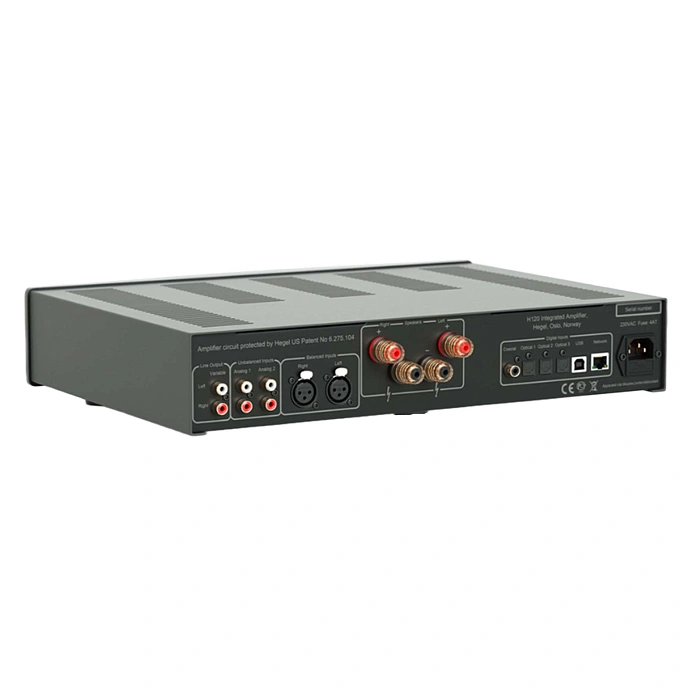 Integrated amplifier Hegel H120 Black - img.1