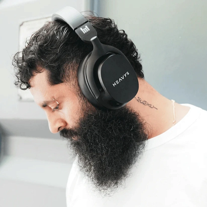 Wireless Headphones Heavys H1H Wireless Bundle Black - img.4