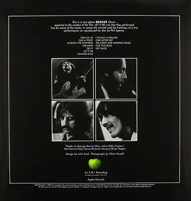 Vinyl Record THE BEATLES 'LET IT BE - img.1
