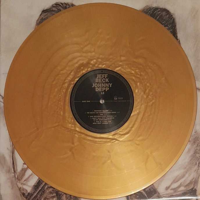 Vinyl Record Jeff Beck - Johnny Depp - 18 (Gold Vinyl) LP - img.3