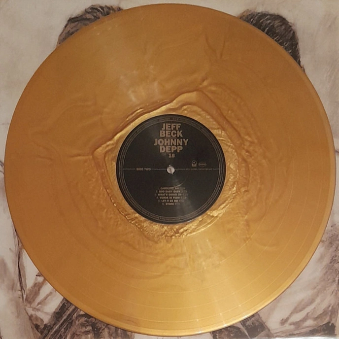 Vinyl Record Jeff Beck - Johnny Depp - 18 (Gold Vinyl) LP - img.4
