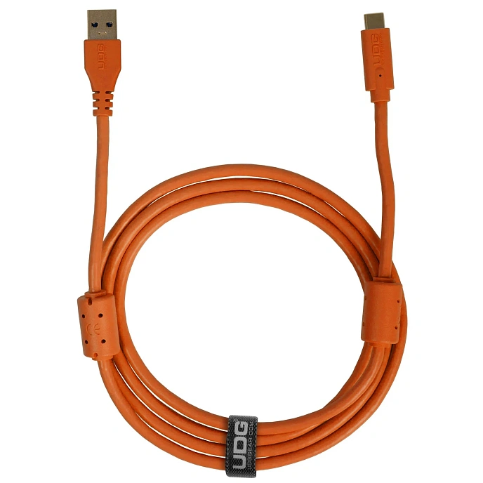 Cable UDG Ultimate Audio Cable USB-C - USB-A Straight 1.5m Orange - img.0