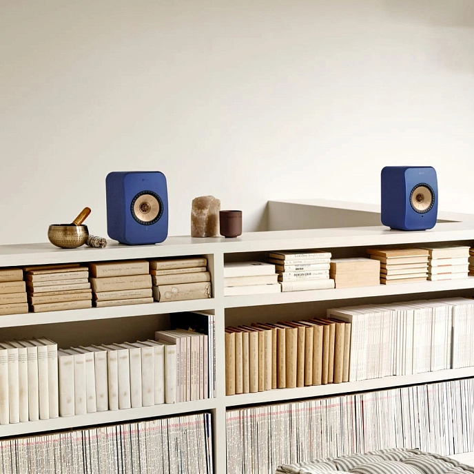 Kit KEF LSX II Soundwave + KEF S1 Floor Stand Cobalt Blue - img.14