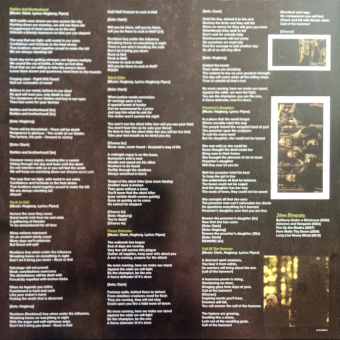 Vinyl Record 3 Inches Of Blood – Here Waits Thy Doom - 2LP - img.4