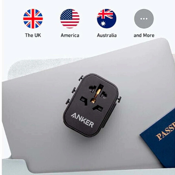 Battery charger Anker PowerExtend USB-C Travel Adapter 30W Black - img.2