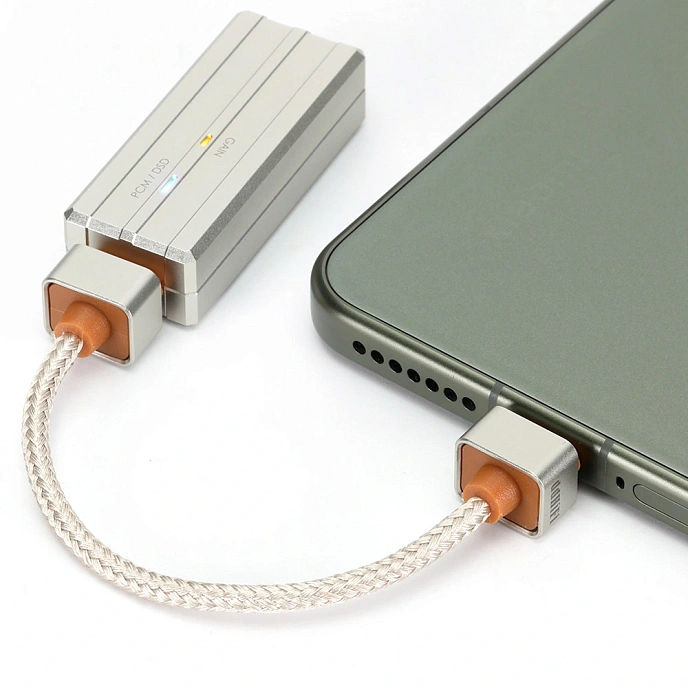 Cable ddHiFi TC03SS USB-C to USB-C Silver - img.1