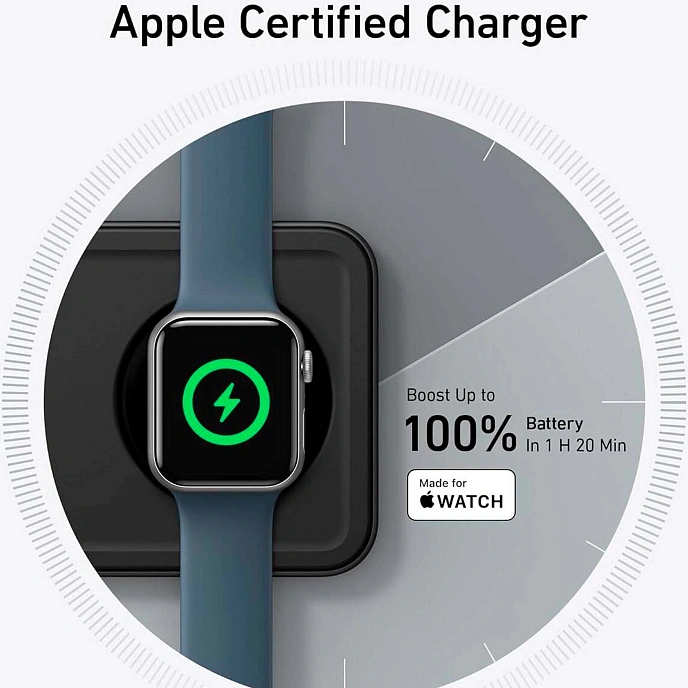 Battery charger Anker MagGo Wireless Charging Pad 3 in 1 15W Black - img.4