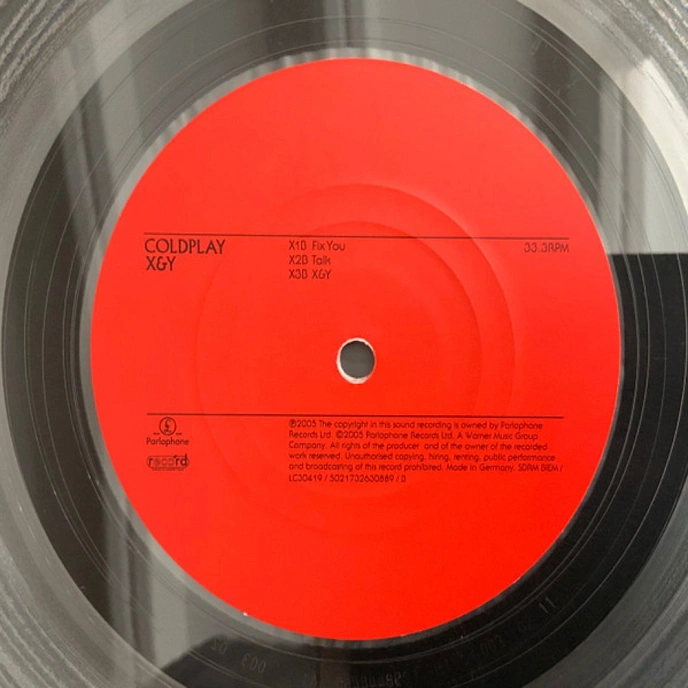 Vinyl Record Coldplay – X&Y (clear) - 2LP - img.12