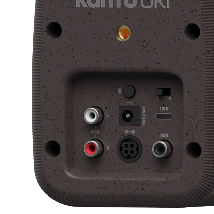 Bookshelf speakers Kanto UKI Pumice Speckled Brown - img.4