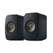 Bookshelf speakers KEF LSX II Carbon Black + KEF S1 Floor Stand Black - img.1