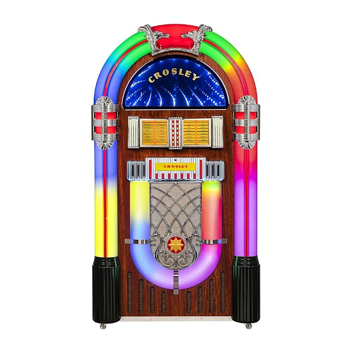 Speaker System Crosley IJUKE BLUETOOTH DELUXE JUKEBOX walnut - img.0