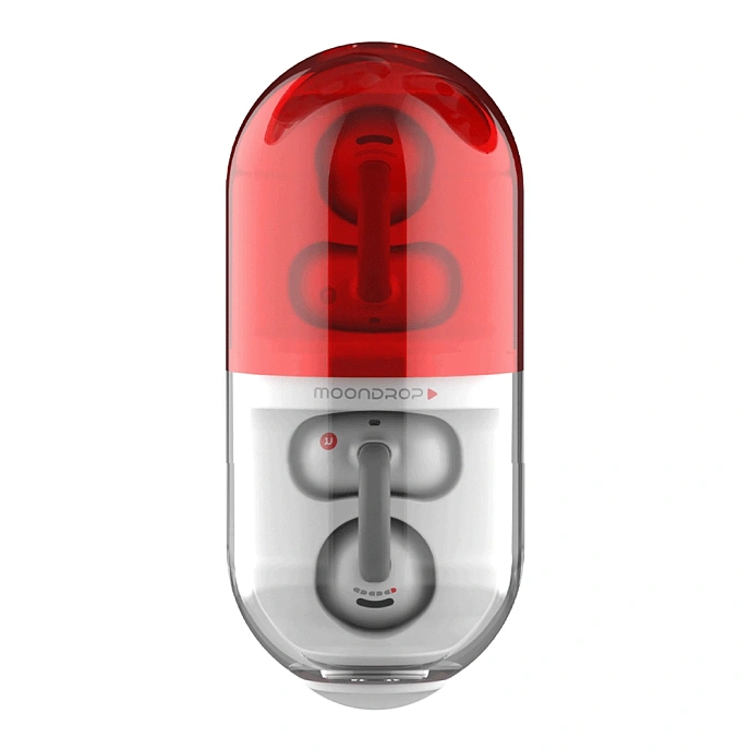 Wireless Headphones MoonDrop Pill Red - img.1