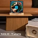 Vinyl Storage Box Crosley Record Storage Crate natural - img.2