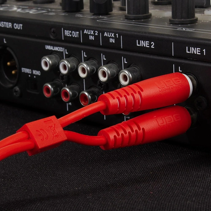 Cable UDG Ultimate Audio Cable Set 2RCA - 2RCA Straight 1.5m Red - img.3