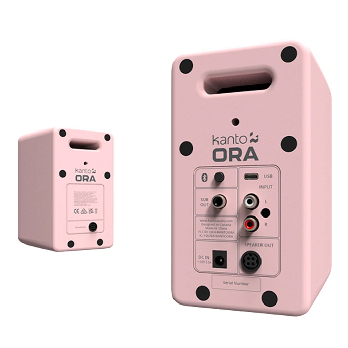Bookshelf speakers Kanto Ora Pink - img.2
