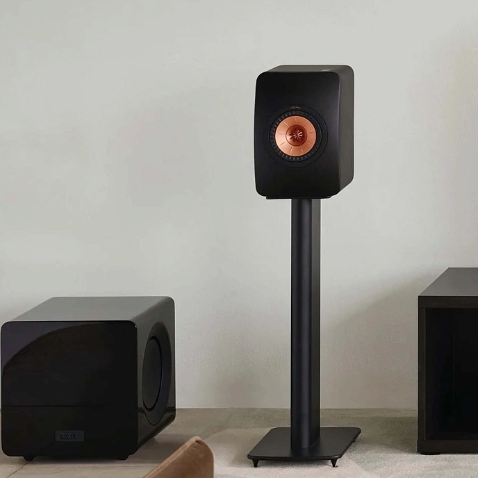 Bookshelf speakers KEF LSX II Cobalt Blue + KEF S1 Floor Stand Black - img.9