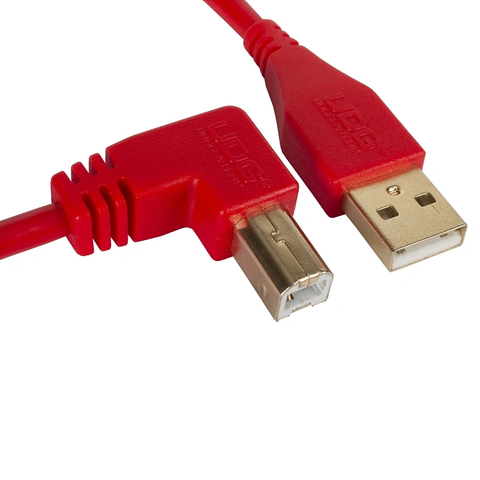 Cable UDG Ultimate Audio Cable USB-A - USB-B 3m Angled Red - img.1