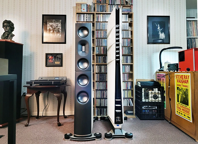 Floorstanding Speakers Borresen M3 White Piano Lacquer - img.1
