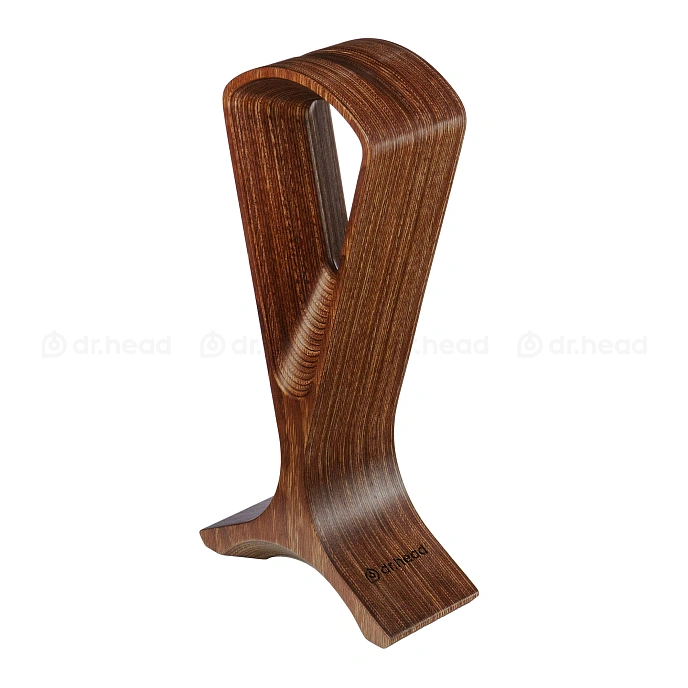 Headphone stand Dr.Head Under Wood Snowstorm 1 Brown - img.0