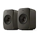 Bookshelf speakers KEF LSX II LT Graphite Grey + KEF P1 Desk Pad Silver - img.1