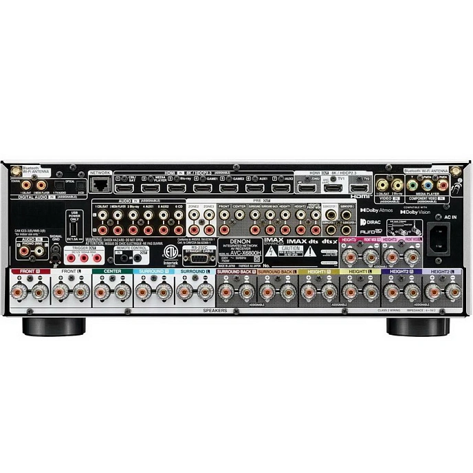 Receiver Denon AVC-X6800H Silver - img.2