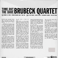 Vinyl Record The Dave Brubeck Quartet – Time Out (Lagoon) LP