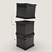 Vinyl Storage Box HumminGuru FlexiCube LP Storage Box Black - img.4