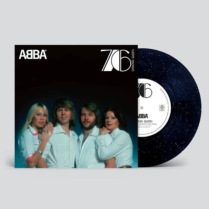 Vinyl Record ABBA - Dancing Queen (Black w/ Sparkles, 50th Anniversary) LP - img.1