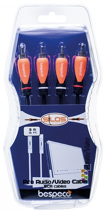 Cable Bespeco SL2R180 2rca - 2rca 1.8m - img.1
