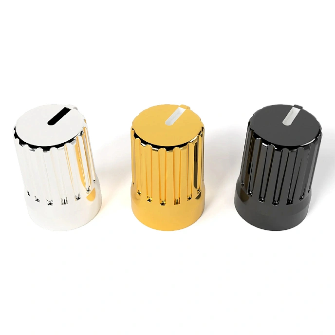 DJTT Chroma Caps Super Knob (Plastic) Chrome Gold - img.2