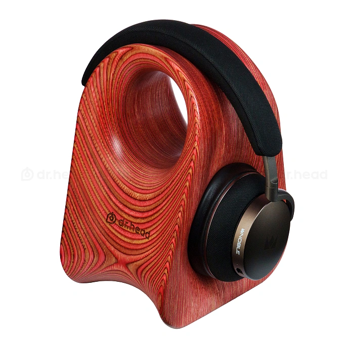 Headphone stand Dr.Head Under Wood Typhoon 1 Light Ruby / Dark Ruby - img.2