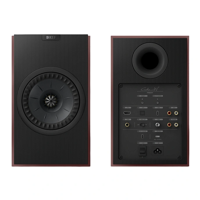 Bookshelf speakers KEF Coda W Vintage Burgundy - img.1