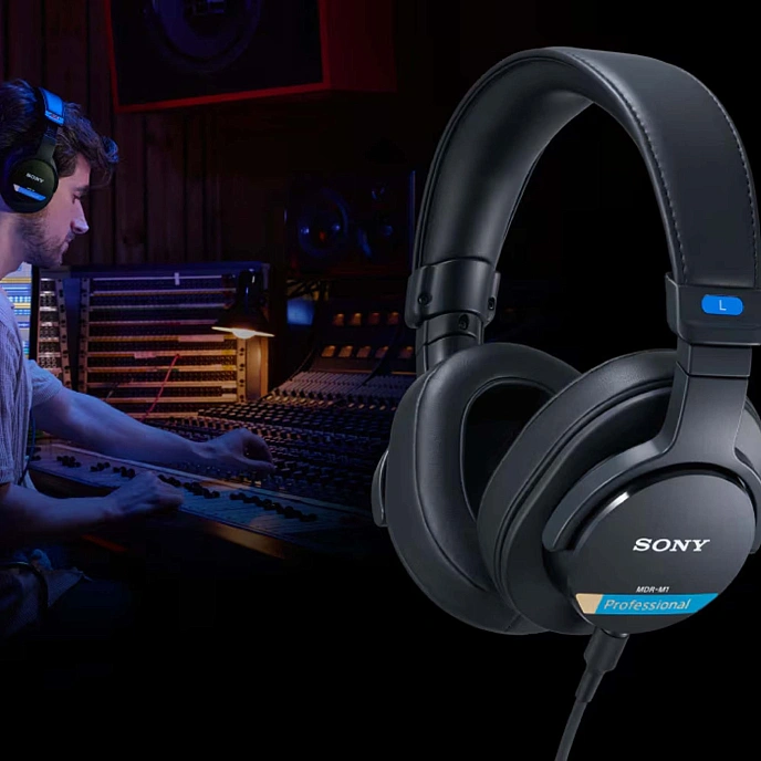 Monitor headphones Sony MDR-M1 Black - img.12