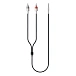Cable Teenage Engineering Textile Audio Cable 3.5mm - 2RCA Black 1.2m - img.0 Cable Teenage Engineering Textile Audio Cable 3.5mm - 2RCA Black 1.2m - img.0