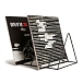 Vinyl record stand MJI Audio Vinyl Records Holder R25A Black - img.0