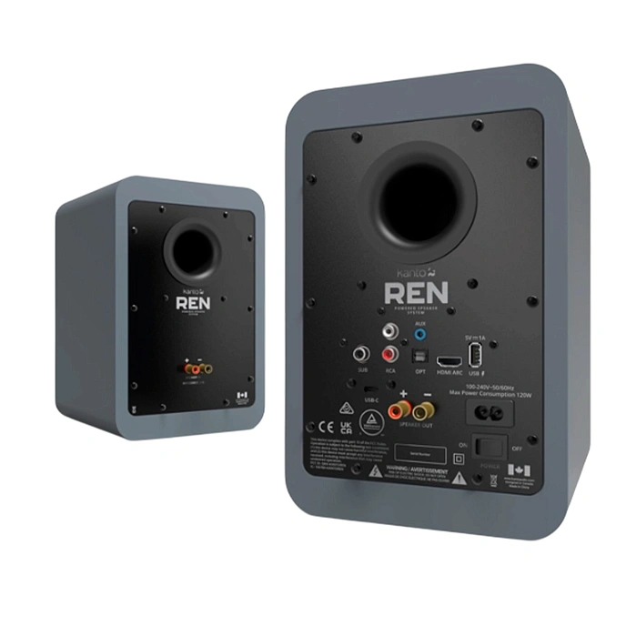 Bookshelf speakers Kanto Ren Matte Grey - img.2