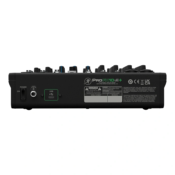 Mixing console Mackie ProFX10v3+ Black - img.4
