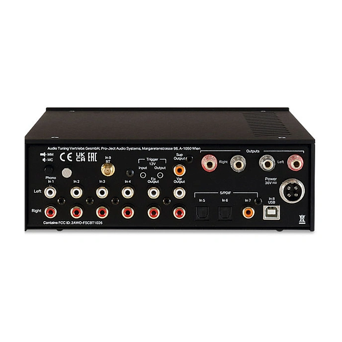 Integrated amplifier Pro-Ject MAIA DS3 (UK PLUG) black - img.1