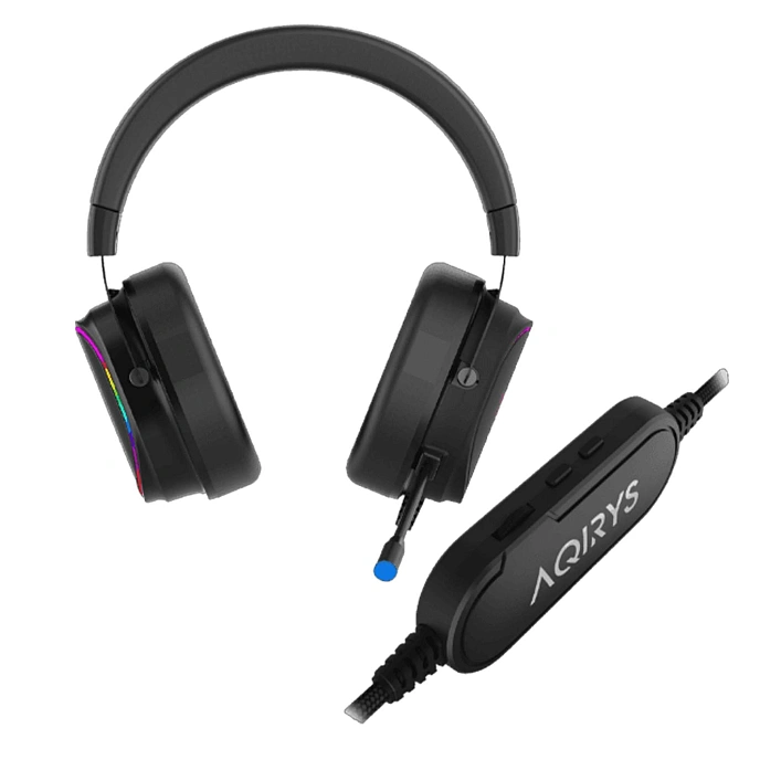 Gaming headset AQIRYS Altair 7.1 RGB USB Black - img.2