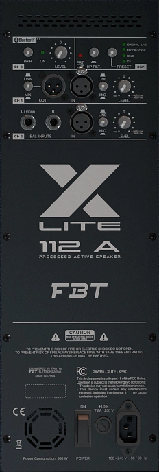 Speaker System FBT X-Lite 112A Black - img.2