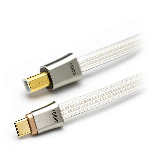 Cable ddHiFi TC19BC silver USB-C - USB-B 95cm - img.0