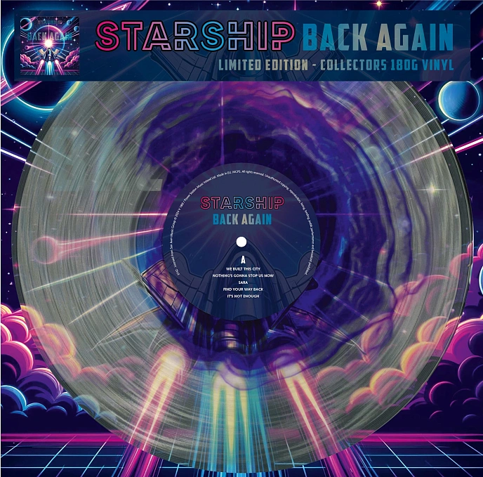 Vinyl Record Starship – Starship Back Again - Clear/Purple - LP - img.2