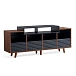 Hi-Fi Stand NorStone Oslo Vinyl 1600 Black/Walnut - img.4 Hi-Fi Stand NorStone Oslo Vinyl 1600 Black/Walnut - img.4
