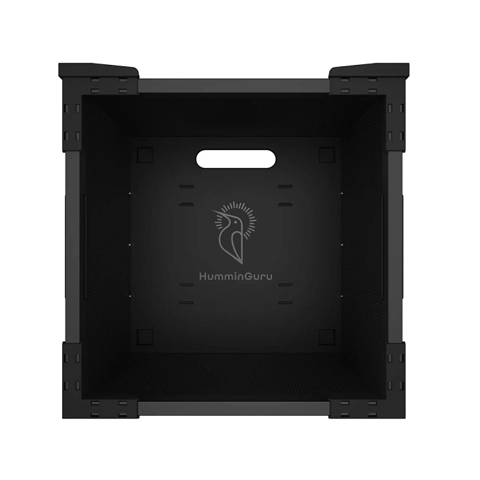 Vinyl Storage Box HumminGuru FlexiCube LP Storage Box Black - img.2