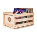 Vinyl Storage Box Crosley Record Storage Crate natural - img.0
