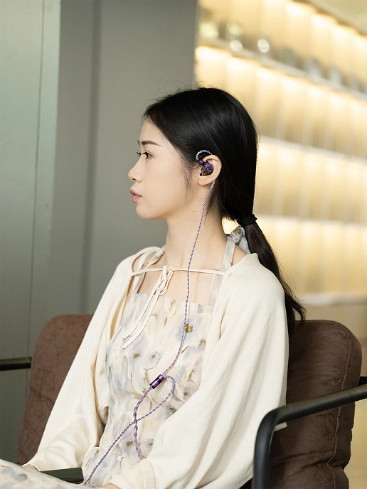 In-ear headphones Queen Of Audio Adonis New Purple - img.10