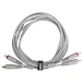 Cable UDG Ultimate Audio Cable Set 2RCA - 2RCA Straight 3m White - img.0 Cable UDG Ultimate Audio Cable Set 2RCA - 2RCA Straight 3m White - img.0