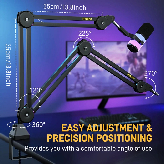 Microphone stand Maono BA37 Black - img.6