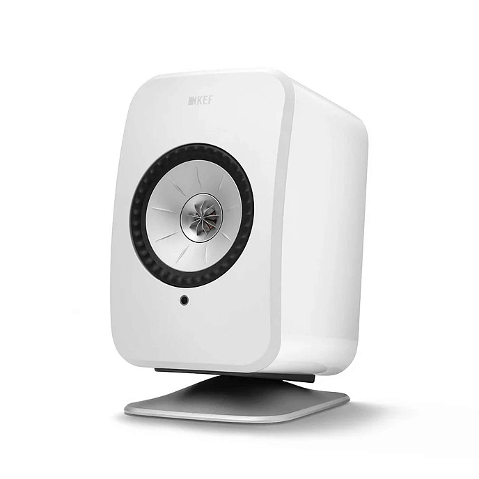 Bookshelf speakers KEF LSX II LT Stone White + KEF P1 Desk Pad Silver - img.10