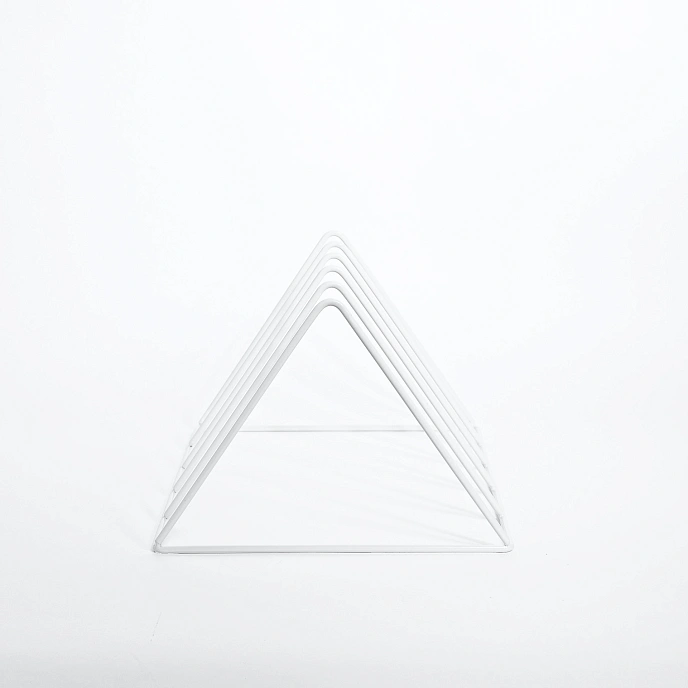 Vinyl record stand MJI Audio Vinyl Records Holder R25A White - img.3